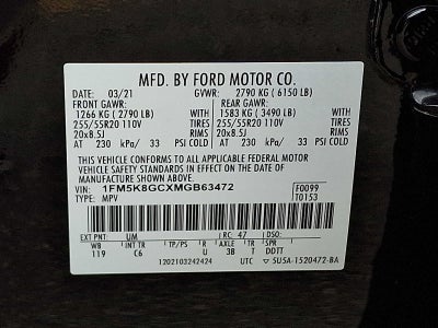 2021 Ford Explorer ST 4WD