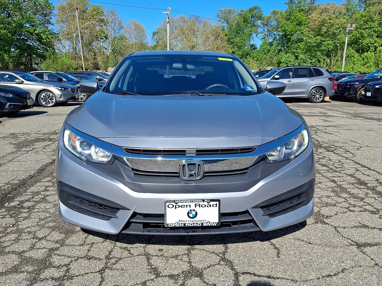 Used 2018 Honda Civic EX with VIN 2HGFC2F76JH595193 for sale in Morristown, NJ