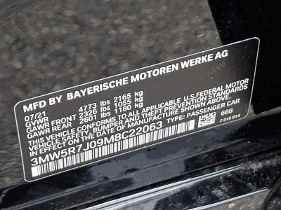 2021 BMW 3 Series 330i xDrive Sedan North America