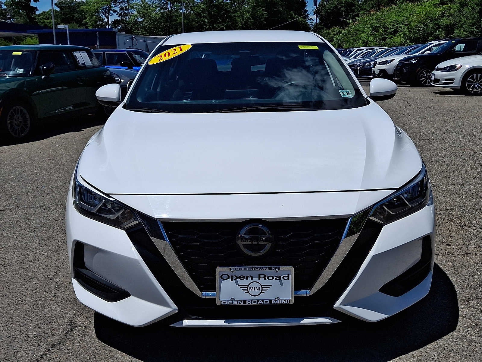 Used 2021 Nissan Sentra SV with VIN 3N1AB8CV9MY237458 for sale in Morristown, NJ