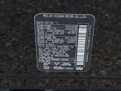 2019 INFINITI QX50 ESSENTIAL AWD