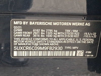 2021 BMW X5 xDrive40i Sports Activity Vehicle