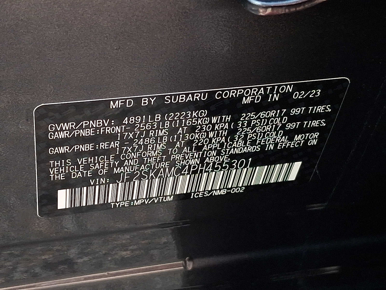 2023 Subaru Forester Wilderness CVT