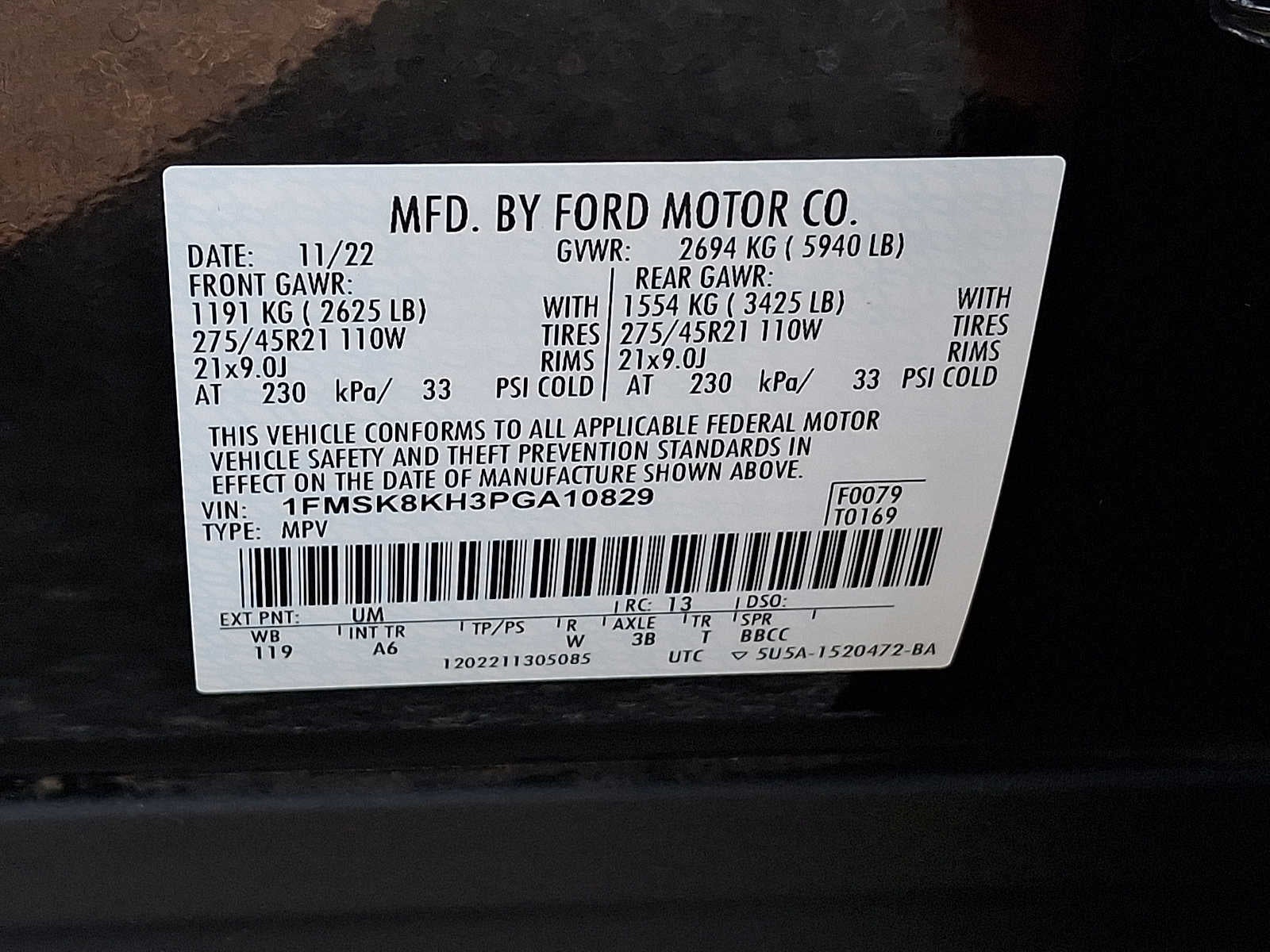 2023 Ford Explorer ST-Line 4WD