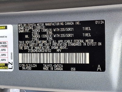 2024 Lexus RX RX 500h F SPORT Performance AWD