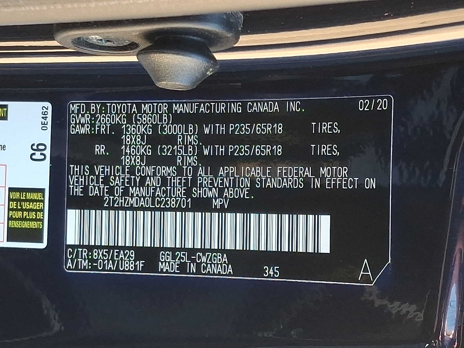 2020 Lexus RX RX 350 AWD