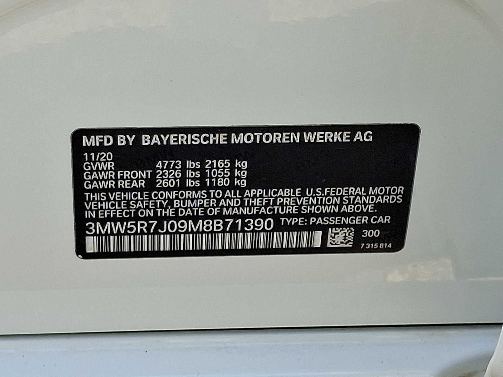 2021 BMW 3 Series 330i xDrive Sedan North America
