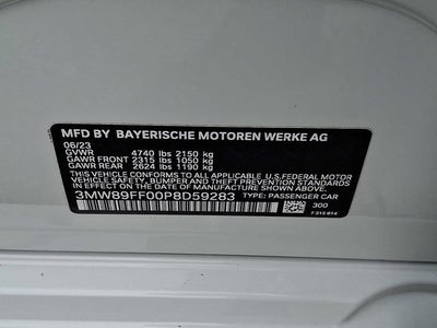 2023 BMW 3 Series 330i xDrive Sedan