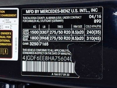 2017 Mercedes-Benz GLS GLS 450 4MATIC® SUV