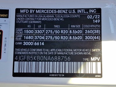 2022 Mercedes-Benz GLE GLE 450 4MATIC® SUV