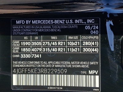 2024 Mercedes-Benz GLS GLS 450 4MATIC® SUV