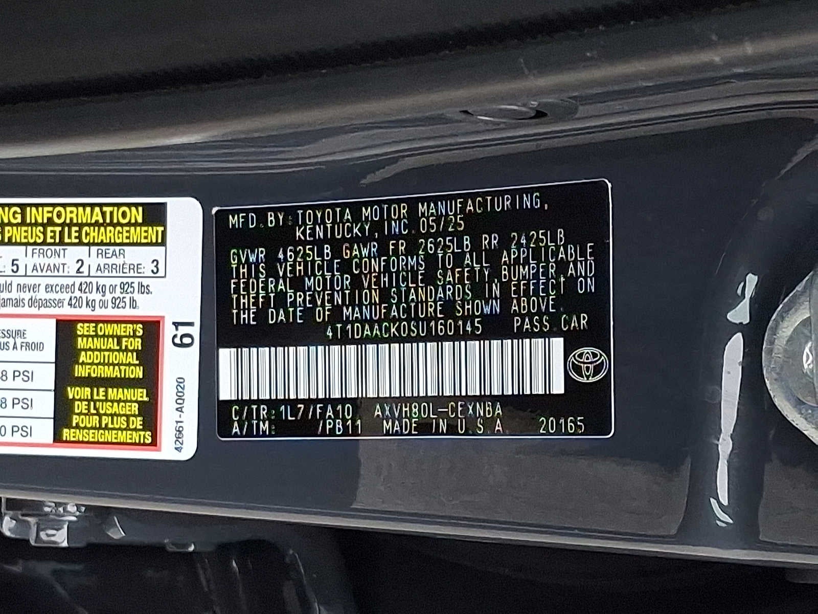 2025 Toyota Camry LE