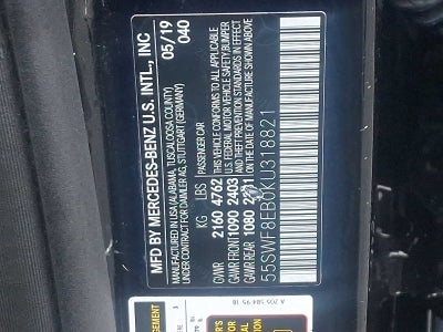 2019 Mercedes-Benz C-Class C 300 4MATIC® Sedan