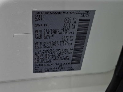 2022 INFINITI QX60 AUTOGRAPH AWD