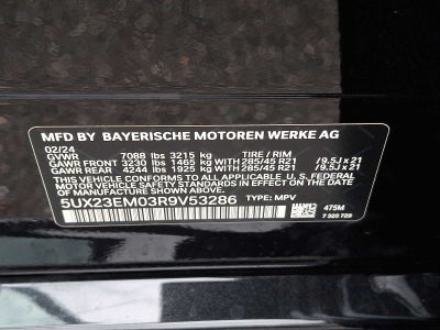 2024 BMW X7 xDrive40i Sports Activity Vehicle