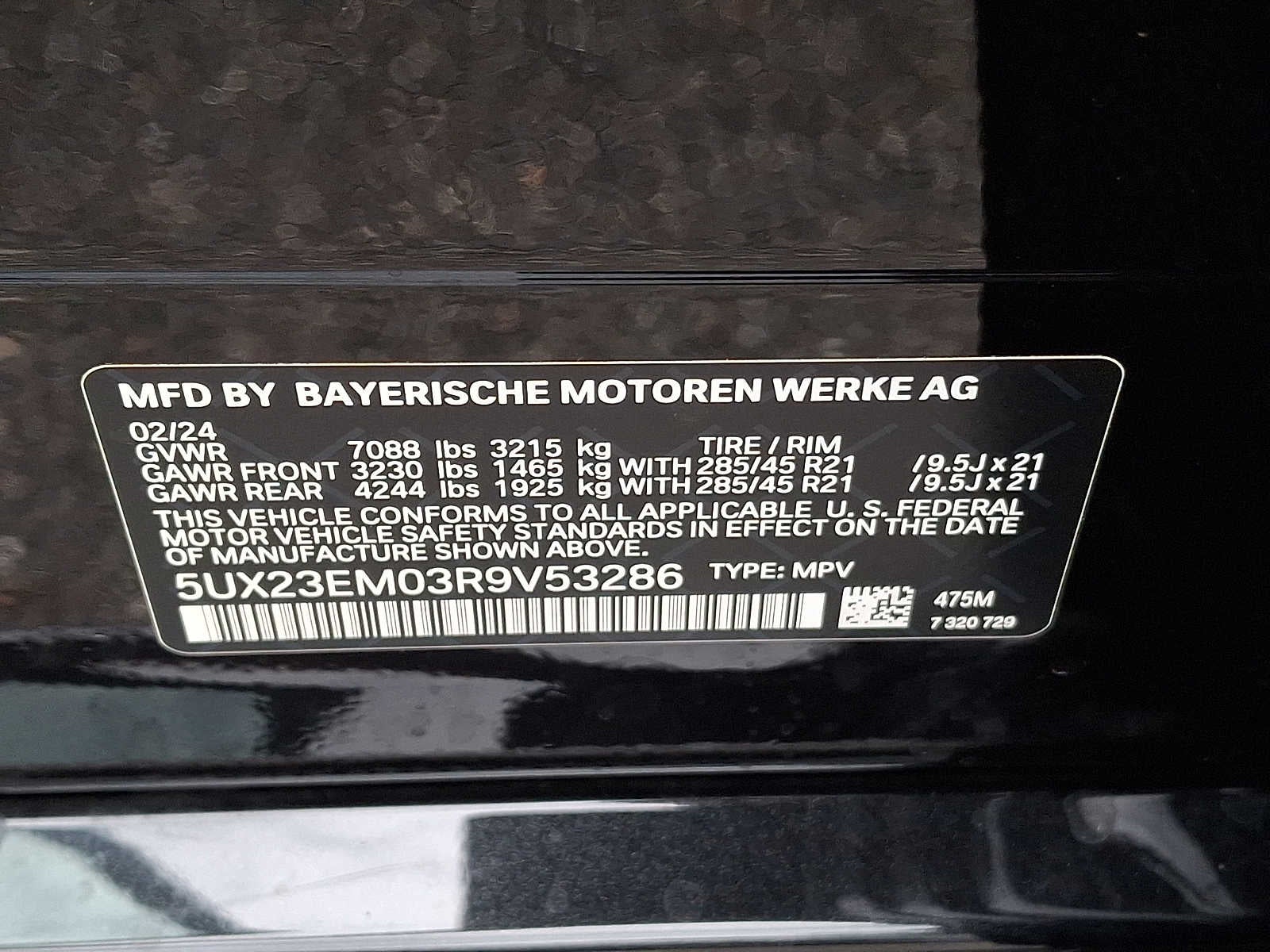 2024 BMW X7 xDrive40i Sports Activity Vehicle