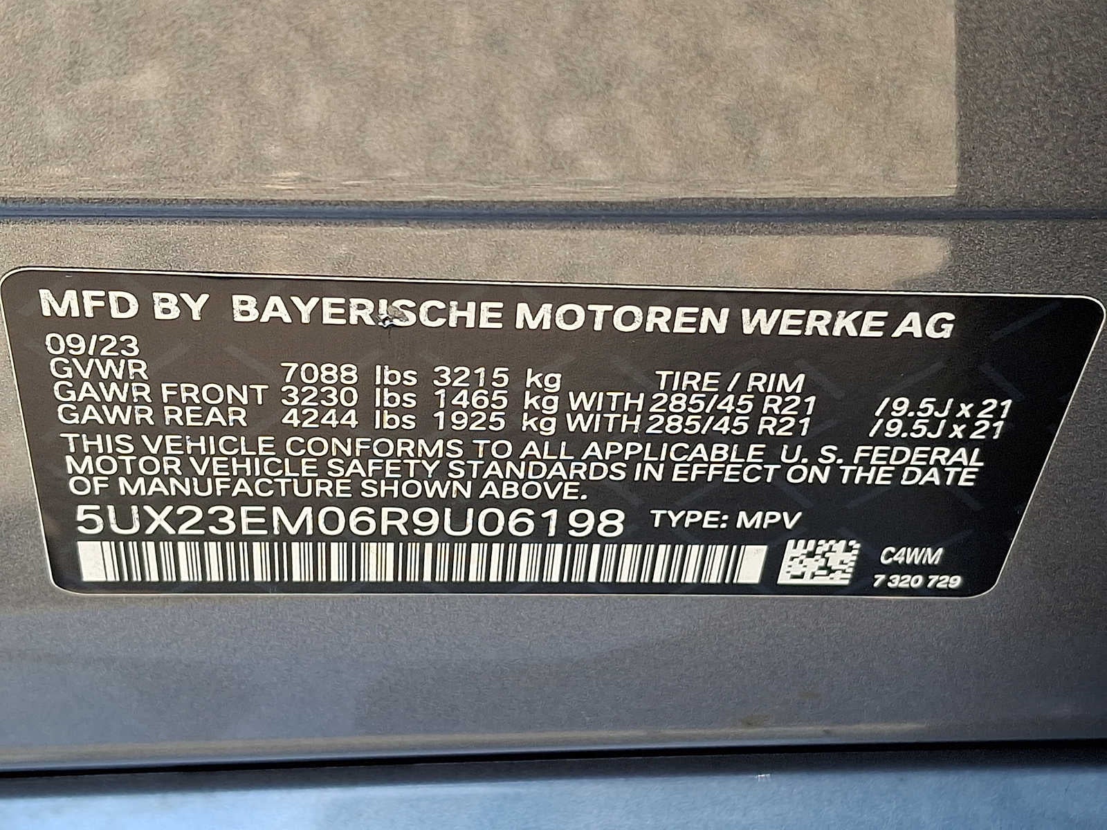 2024 BMW X7 xDrive40i Sports Activity Vehicle