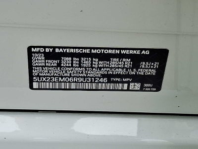 2024 BMW X7 xDrive40i Sports Activity Vehicle