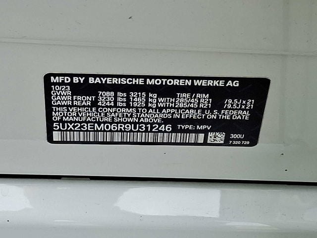 2024 BMW X7 xDrive40i Sports Activity Vehicle