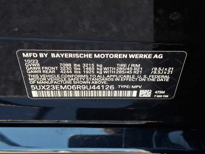 2024 BMW X7 xDrive40i Sports Activity Vehicle
