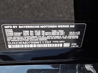 2024 BMW X7 xDrive40i Sports Activity Vehicle