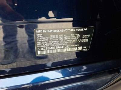 2025 BMW X7 xDrive40i Sports Activity Vehicle