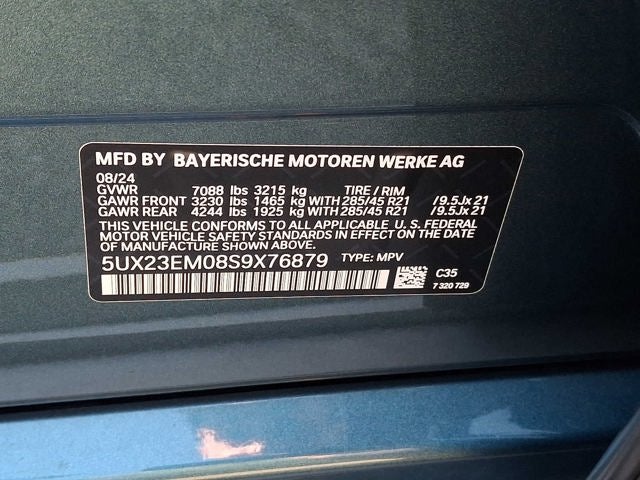 2025 BMW X7 xDrive40i Sports Activity Vehicle