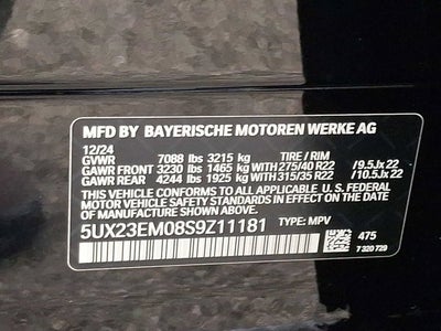 2025 BMW X7 xDrive40i Sports Activity Vehicle