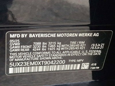 2026 BMW X7 xDrive40i Sports Activity Vehicle