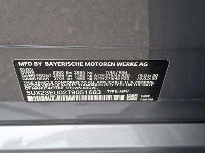 2026 BMW X5 xDrive40i Sports Activity Vehicle