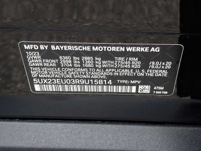 2024 BMW X5 xDrive40i Sports Activity Vehicle