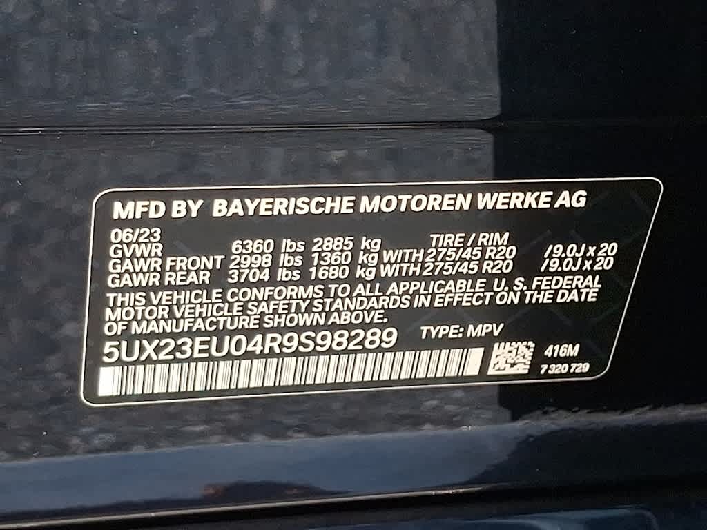 2024 BMW X5 xDrive40i Sports Activity Vehicle