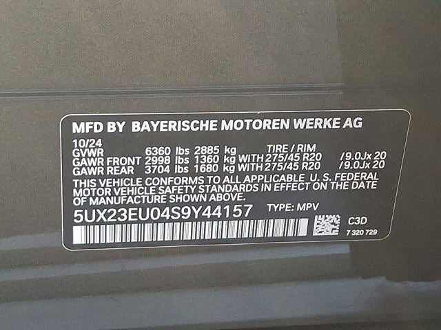 2025 BMW X5 xDrive40i Sports Activity Vehicle