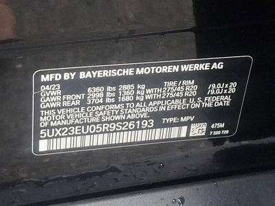 2024 BMW X5 xDrive40i Sports Activity Vehicle