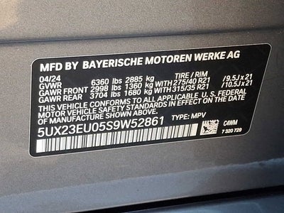 2025 BMW X5 xDrive40i Sports Activity Vehicle