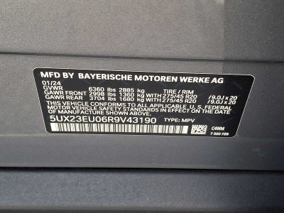 2024 BMW X5 xDrive40i Sports Activity Vehicle