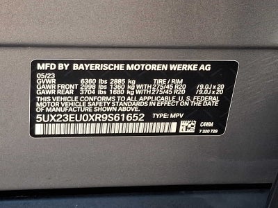 2024 BMW X5 xDrive40i Sports Activity Vehicle