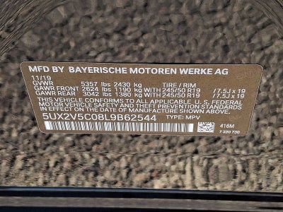 2020 BMW X4 M40i Sports Activity Coupe