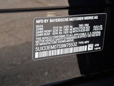 2025 BMW X7 M60i Sports Activity Vehicle