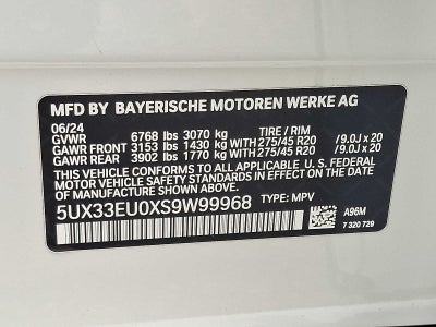 2025 BMW X5 M60i Sports Activity Vehicle