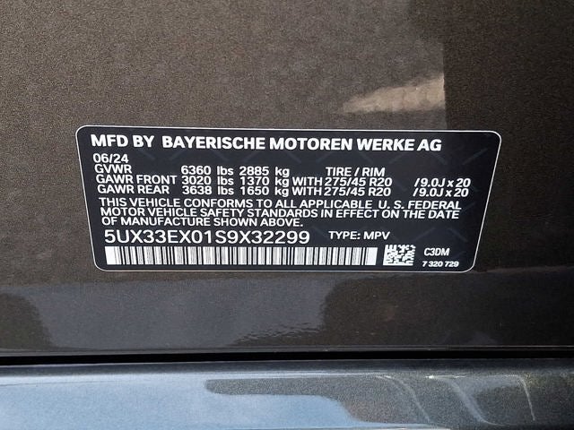 2025 BMW X6 xDrive40i Sports Activity Coupe