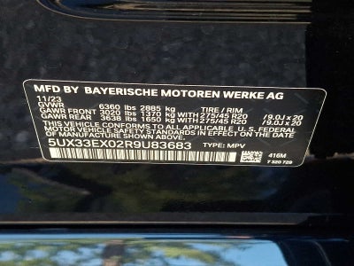 2024 BMW X6 xDrive40i Sports Activity Coupe