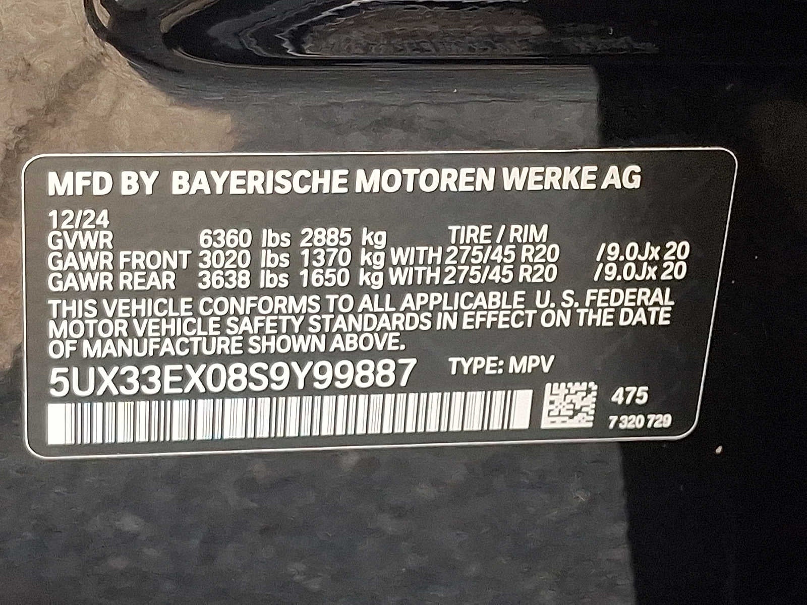 2025 BMW X6 xDrive40i Sports Activity Coupe