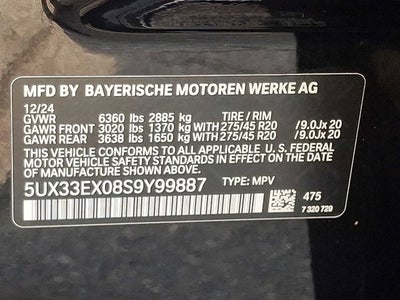 2025 BMW X6 xDrive40i Sports Activity Coupe