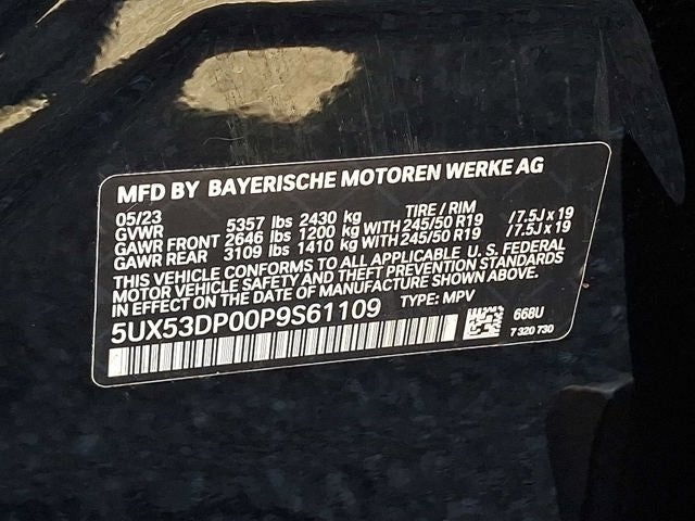 2023 BMW X3 xDrive30i Sports Activity Vehicle
