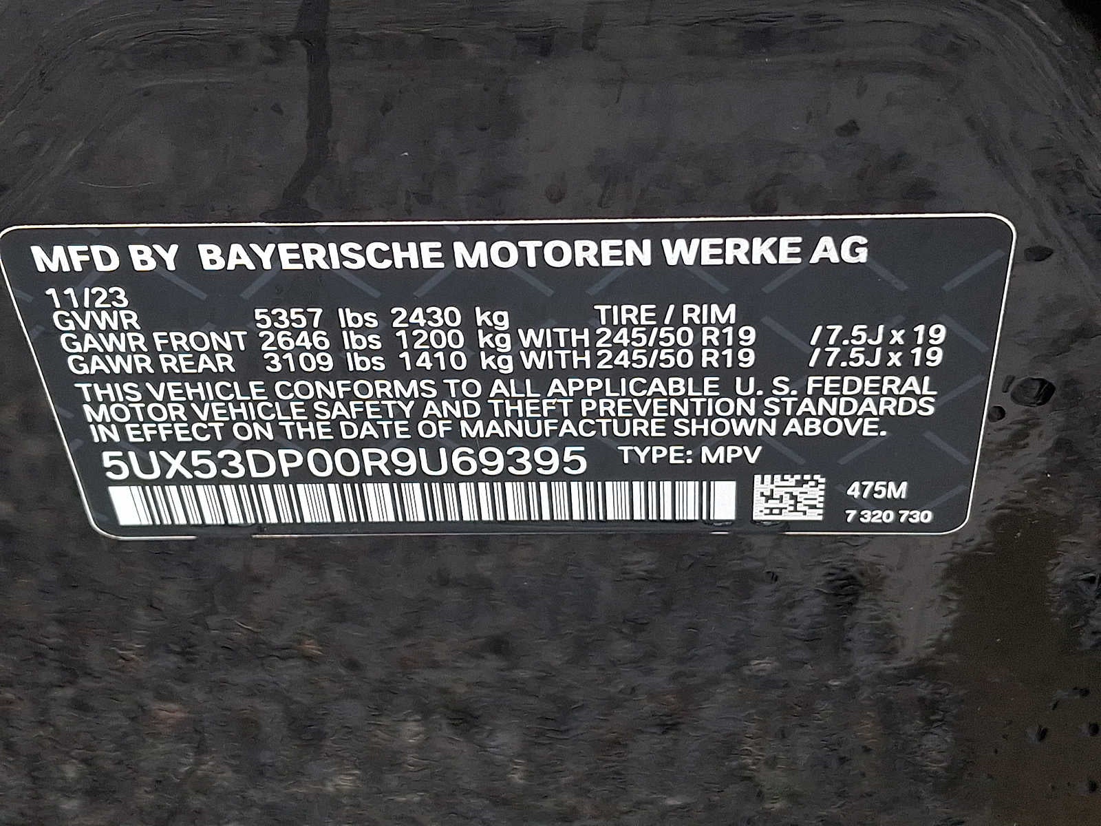 2024 BMW X3 xDrive30i Sports Activity Vehicle