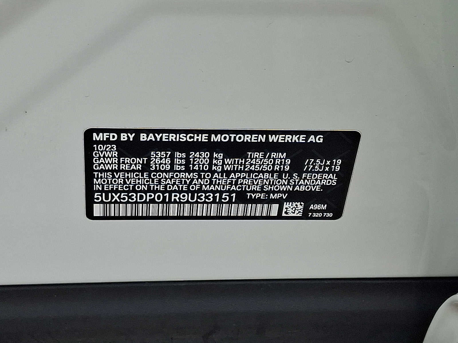 2024 BMW X3 xDrive30i Sports Activity Vehicle