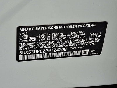 2023 BMW X3 xDrive30i Sports Activity Vehicle