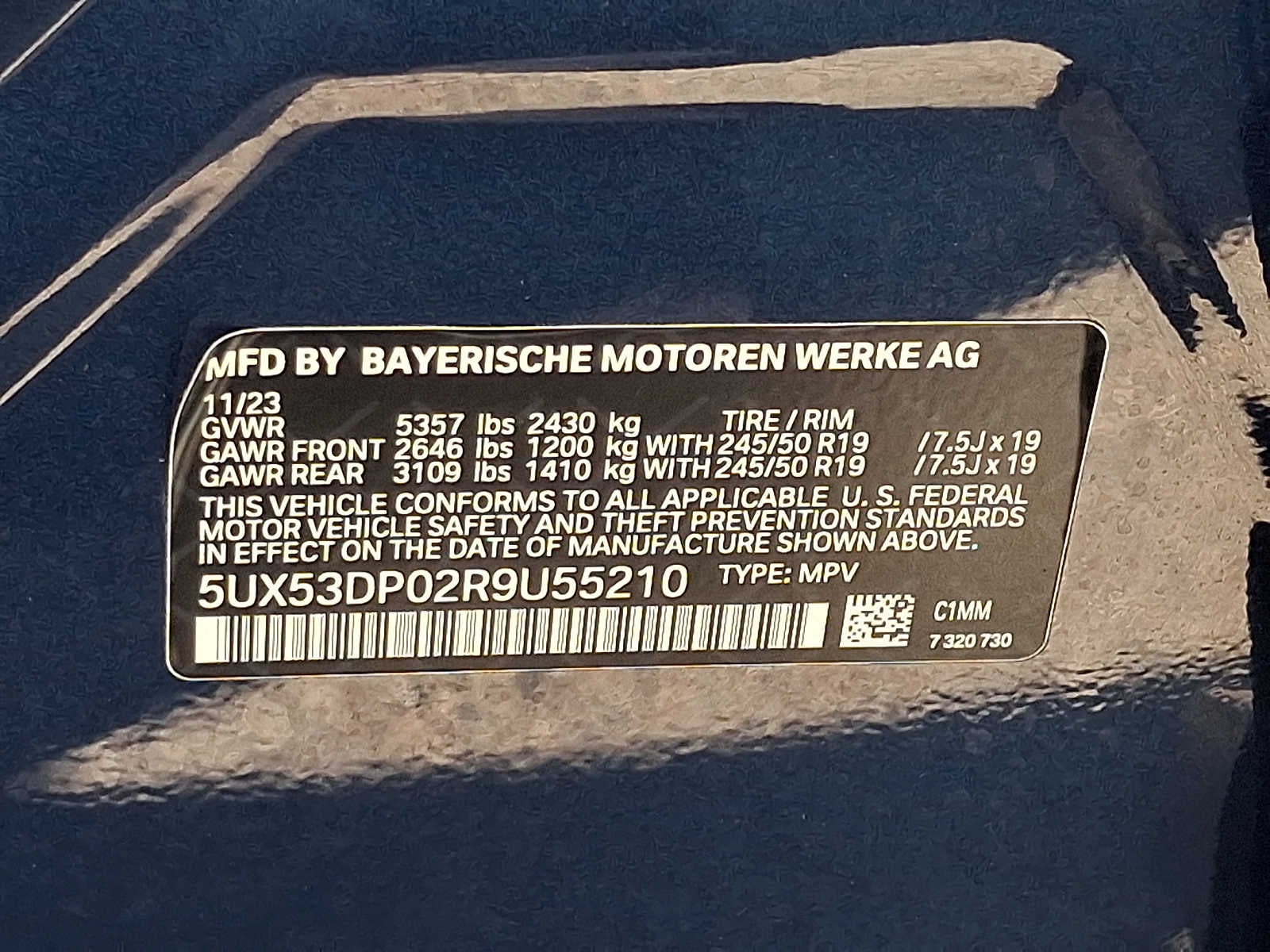 2024 BMW X3 xDrive30i Sports Activity Vehicle