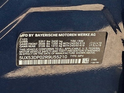 2024 BMW X3 xDrive30i Sports Activity Vehicle